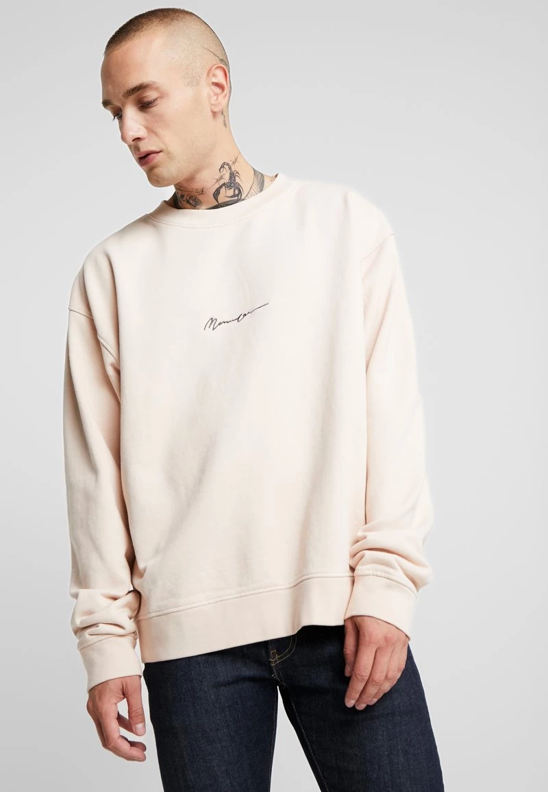 Angebote 🧨 Mennace ESSENTIAL BOXY UNISEX - Sweatshirt - Beige 😀