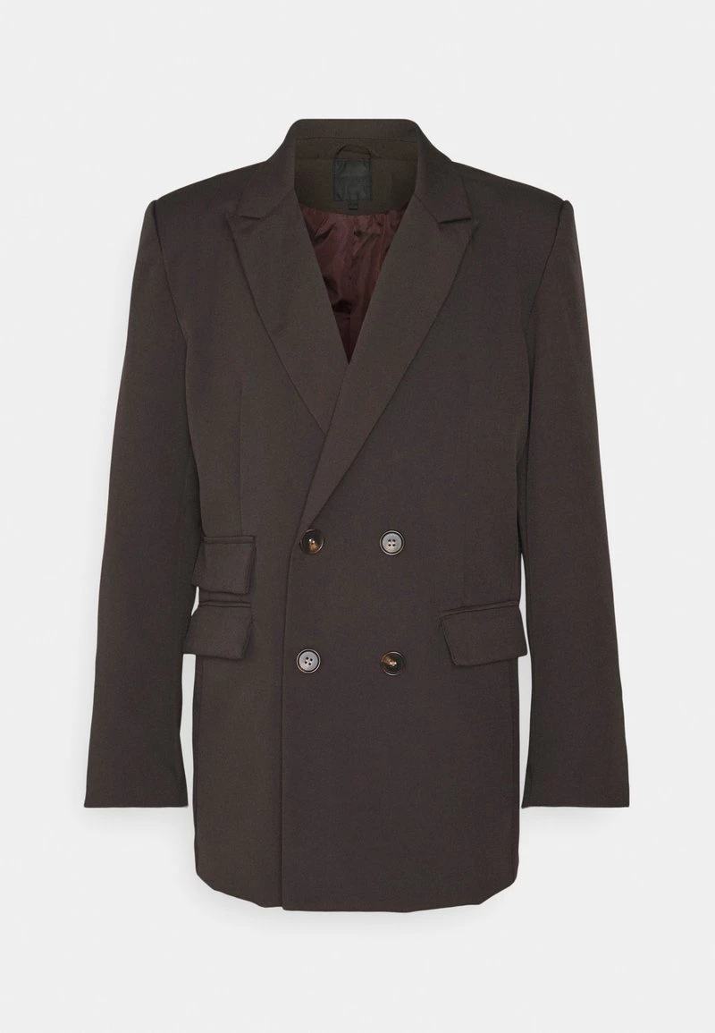 Angebote ⭐ Mennace HENNESSEY RELAXED DOUBLE BREASTED SUIT JACKET - Sakko - Dark Brown, Herren 😉 – Bild 5