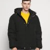 Aktion 🎁 Mennace HENNESSEY OVERSIZED HOODED PUFFER JACKET - Winterjacke - Black, Herren 🥰
