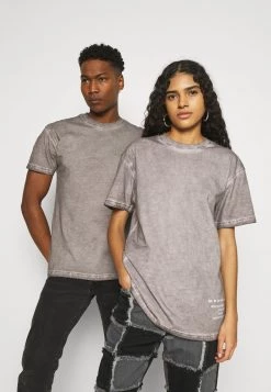 Schlussverkauf ✔️ Mennace ON THE RUN PIGMENT DYE UNISEX - T-Shirt Print - Dark Grey 😉