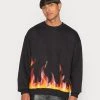 Bester Verkauf 👏 MENNACE FLAME UNISEX - Sweatshirt - Black 😍