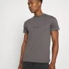 Bestpreis ⭐ Mennace ESSENTIAL REGULAR TEE - T-Shirt Basic - Charcoal, Unisex 🤩