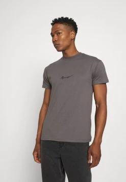 Bestpreis ⭐ Mennace ESSENTIAL REGULAR TEE - T-Shirt Basic - Charcoal, Unisex 🤩