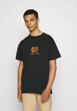 Brandneu 😍 Mennace FLAME CAR REGULAR - T-Shirt Print - Black, Herren ⌛