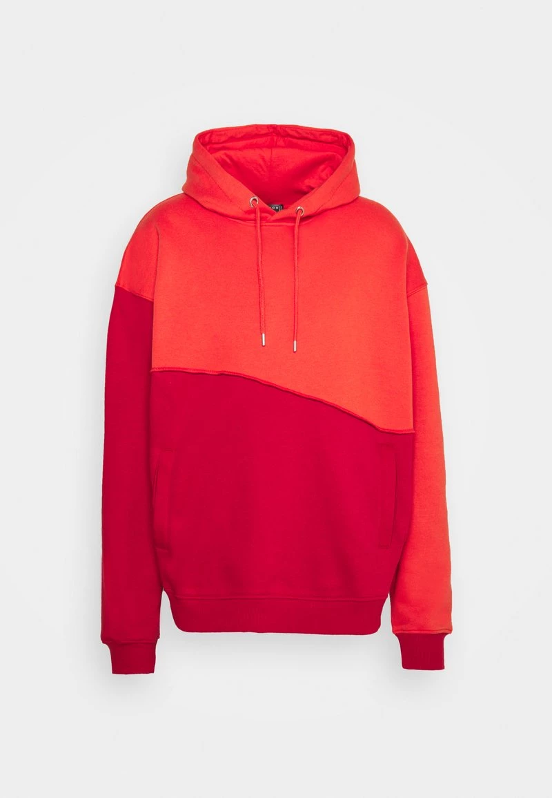 Coupon 🎉 Mennace WAVY SEAM HOODIE UNISEX - Kapuzenpullover - Red 💯