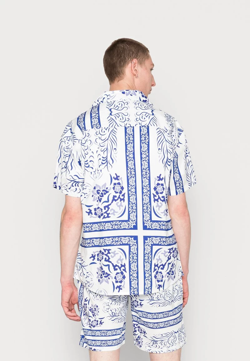 Rabatt ⭐ MENNACE FLORAL REVERE - Hemd - White, Herren 🎁 – Bild 3