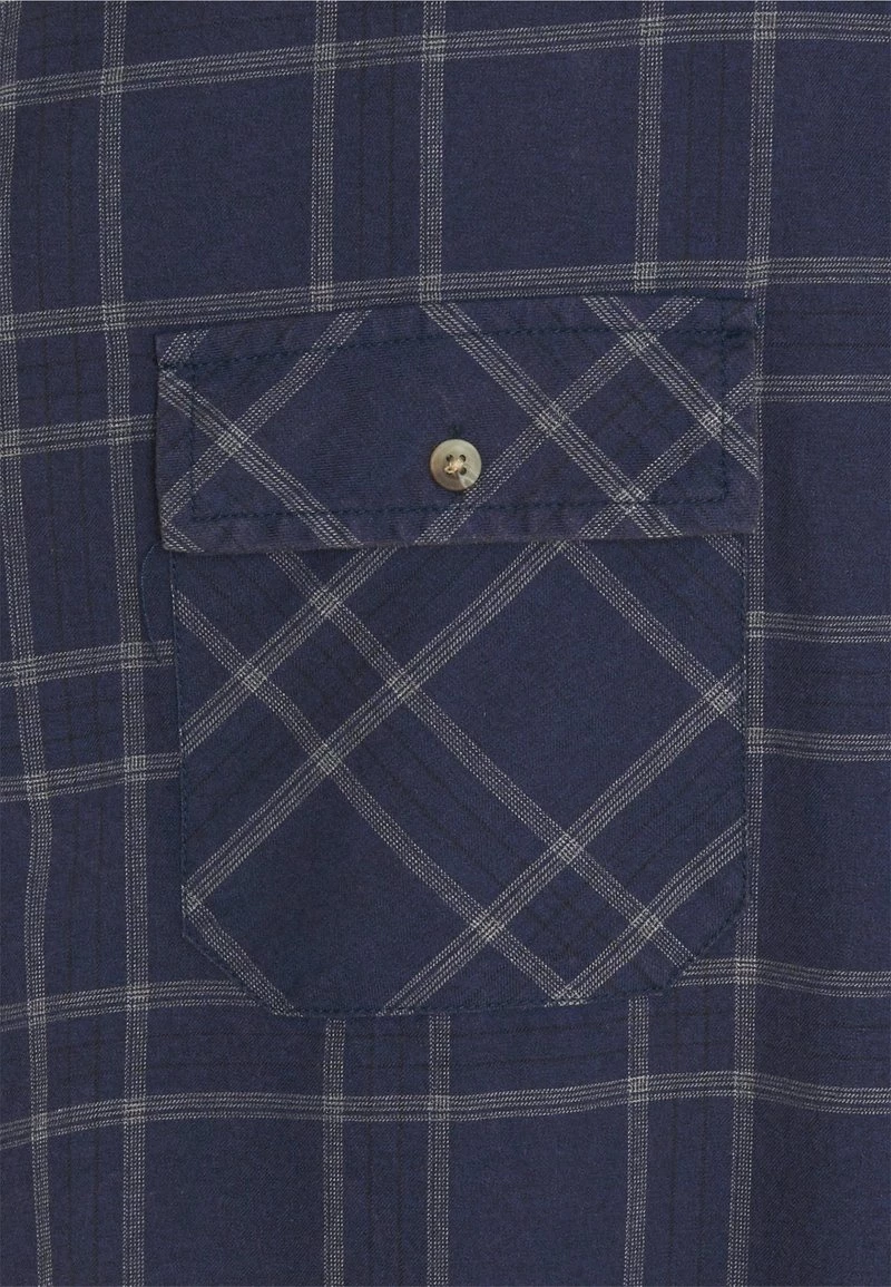 Top 10 👏 Mennace DOUBLE POCKET DISTRESSED CHECK UNISEX - Hemd - Blue ⌛ – Bild 3