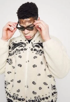 Schlussverkauf 🌟 MENNACE BORG TRACK - Fleecejacke - Off White, Herren 🥰