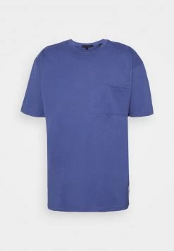 Am billigsten 👍 Mennace RECLAIM POCKET TEE UNISEX - T-Shirt Basic - Blue ⭐