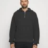 Aktion 🎉 Mennace EVIAN HALF ZIP NECK UNISEX - Strickpullover - Charcoal 😀