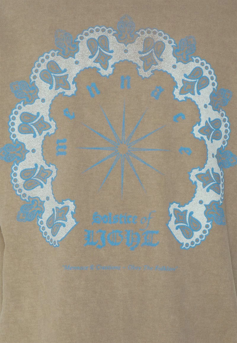 Rabatt 🧨 Mennace SOLSTICE OF LIGHT - T-Shirt Print - Stone, Herren 🔥 – Bild 3