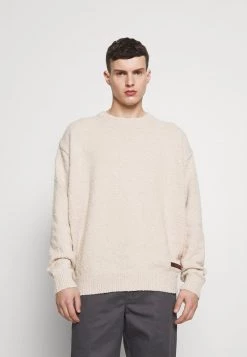 Besorgen ❤️ Mennace EVIAN BOUCLE SLOUCH KNIT UNISEX - Strickpullover - Cream 👏