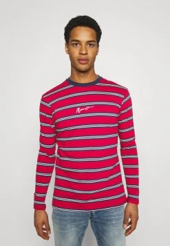 Billig ⭐ Mennace CLASSIC HORIZONTAL STRIPE UNISEX - Langarmshirt - Red ❤️
