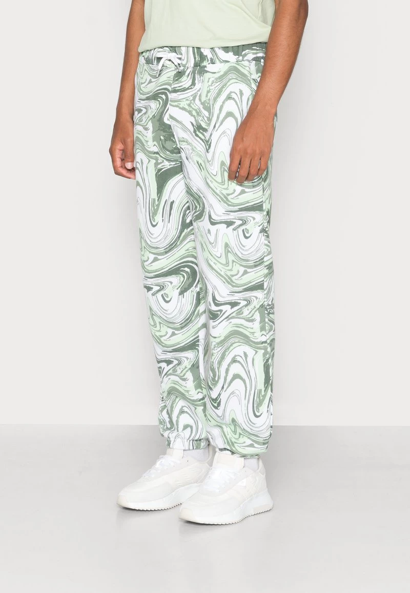 Bestpreis 🧨 MENNACE SWIRL PRINT JOGGER UNISEX - Jogginghose - Green ⌛