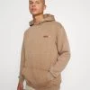 Brandneu 🔥 Mennace STONE WASH HOODIE UNISEX - Sweatshirt - Light Brown ⌛