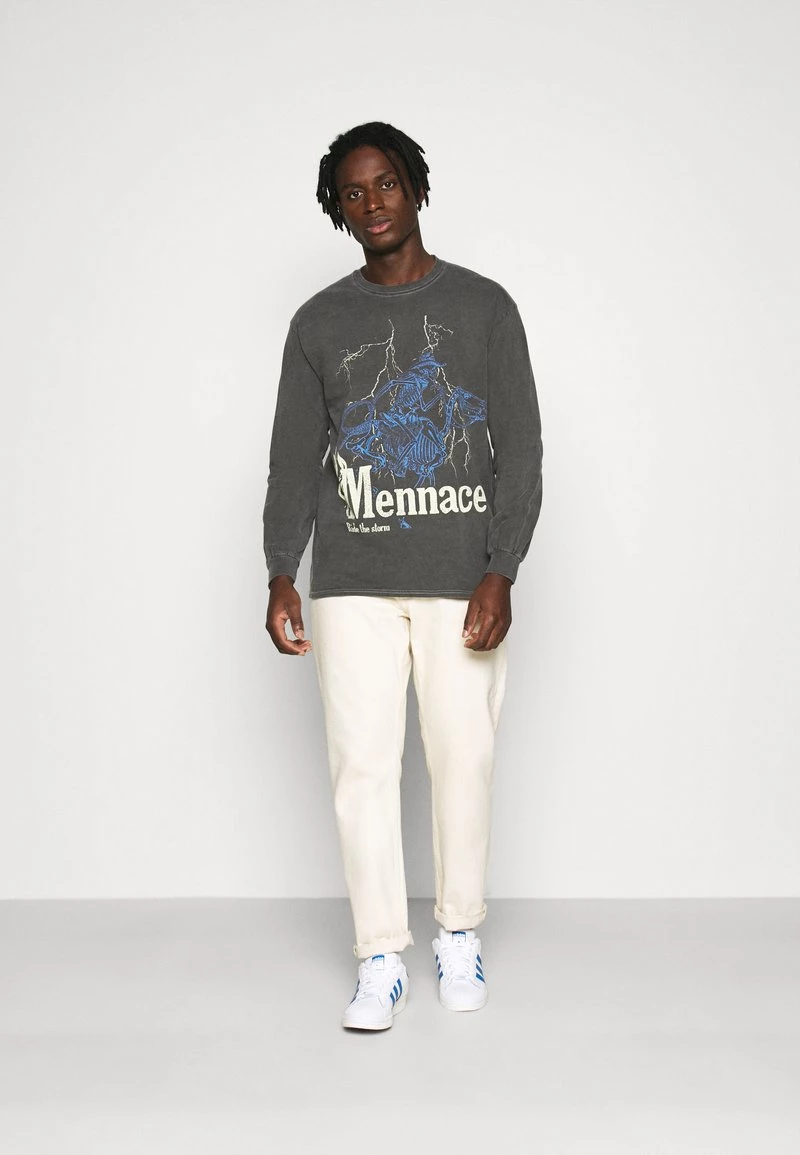 Bester Verkauf 🎉 Mennace SKELETAL MULE - Langarmshirt - Dark Grey, Herren 😀 – Bild 2