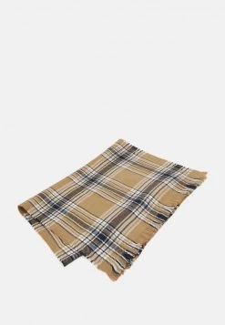 Schlussverkauf ⌛ Mennace WOVEN LARGE CHECK SCARF - Schal - Light Brown, Unisex 🌟