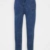 Aktion 😍 Mennace WASHED BADGE JOGGER UNISEX - Jogginghose - Blue 😀