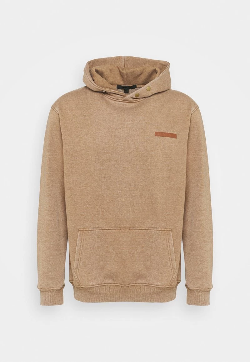 Brandneu 🔥 Mennace STONE WASH HOODIE UNISEX - Sweatshirt - Light Brown ⌛ – Bild 5