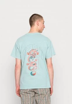 Bester Verkauf 🎉 Mennace HAVANA DRAGON REGULAR - T-Shirt Print - Blue, Herren 🛒