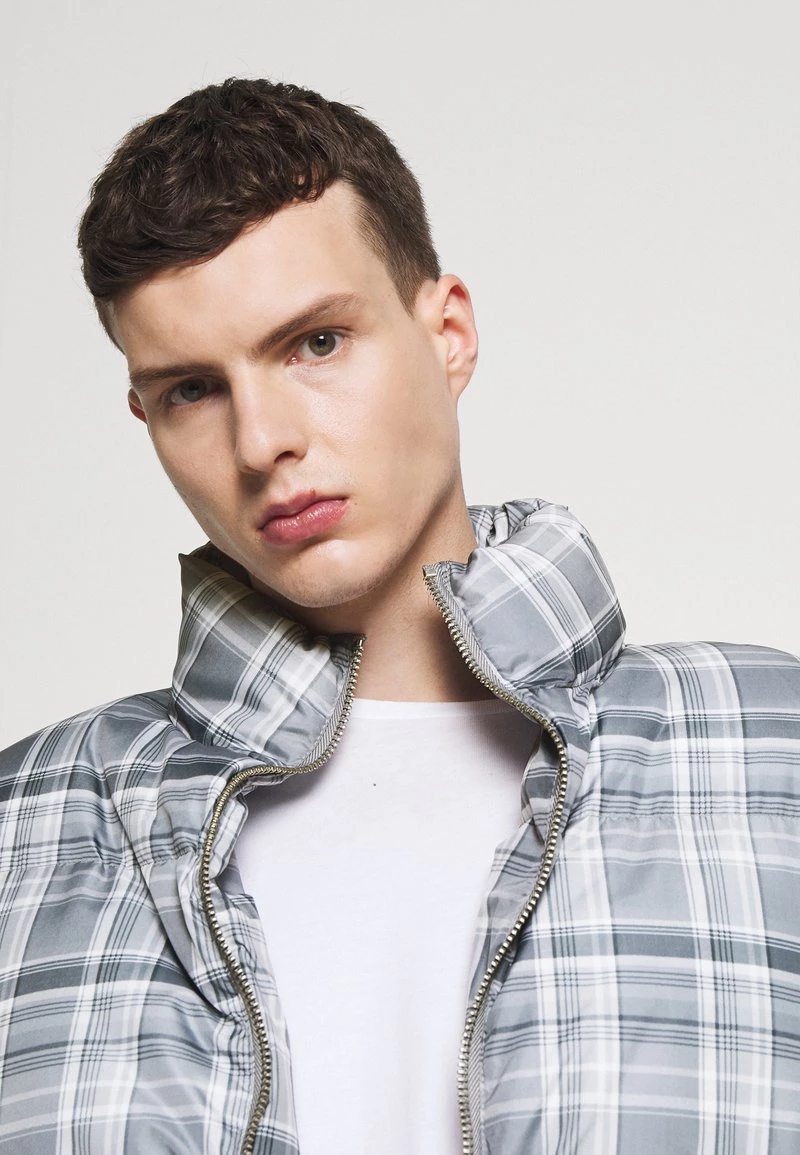 Bestes Angebot 🥰 Mennace EVIAN CHECK PUFFER JACKET - Winterjacke - Blue, Unisex ❤️ – Bild 5