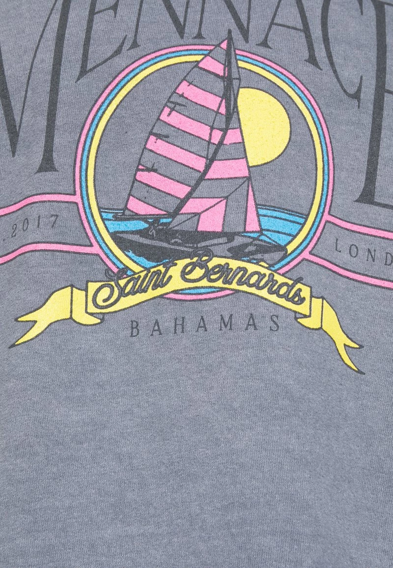 Brandneu 🤩 Mennace SUNDAZE YACHT REGULAR 👕 SHIRT - T-Shirt Print - Grey, Herren 🤩 – Bild 6