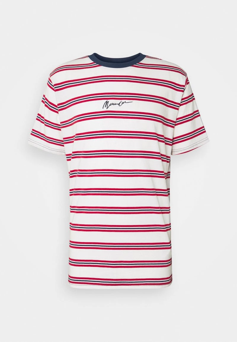 Angebote ❤️ Mennace CLASSIC HORIZONTAL STRIPE UNISEX - T-Shirt Print - White/red 🌟 – Bild 5