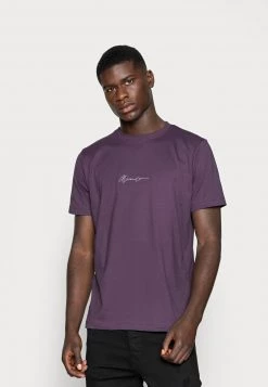 Angebote 🤩 Mennace ESSENTIAL SIG UNISEX - T-Shirt Basic - Purple 🎉