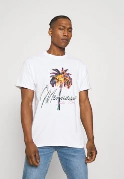 Bestes Angebot 🔥 Mennace BURNING PALM REGULAR - T-Shirt Print - White, Herren 🛒