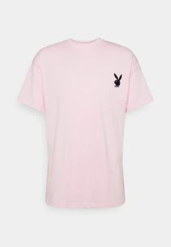 Rabatt ✨ Mennace PLAYBOY LOGO UNISEX - T-Shirt Print - Pink 😉