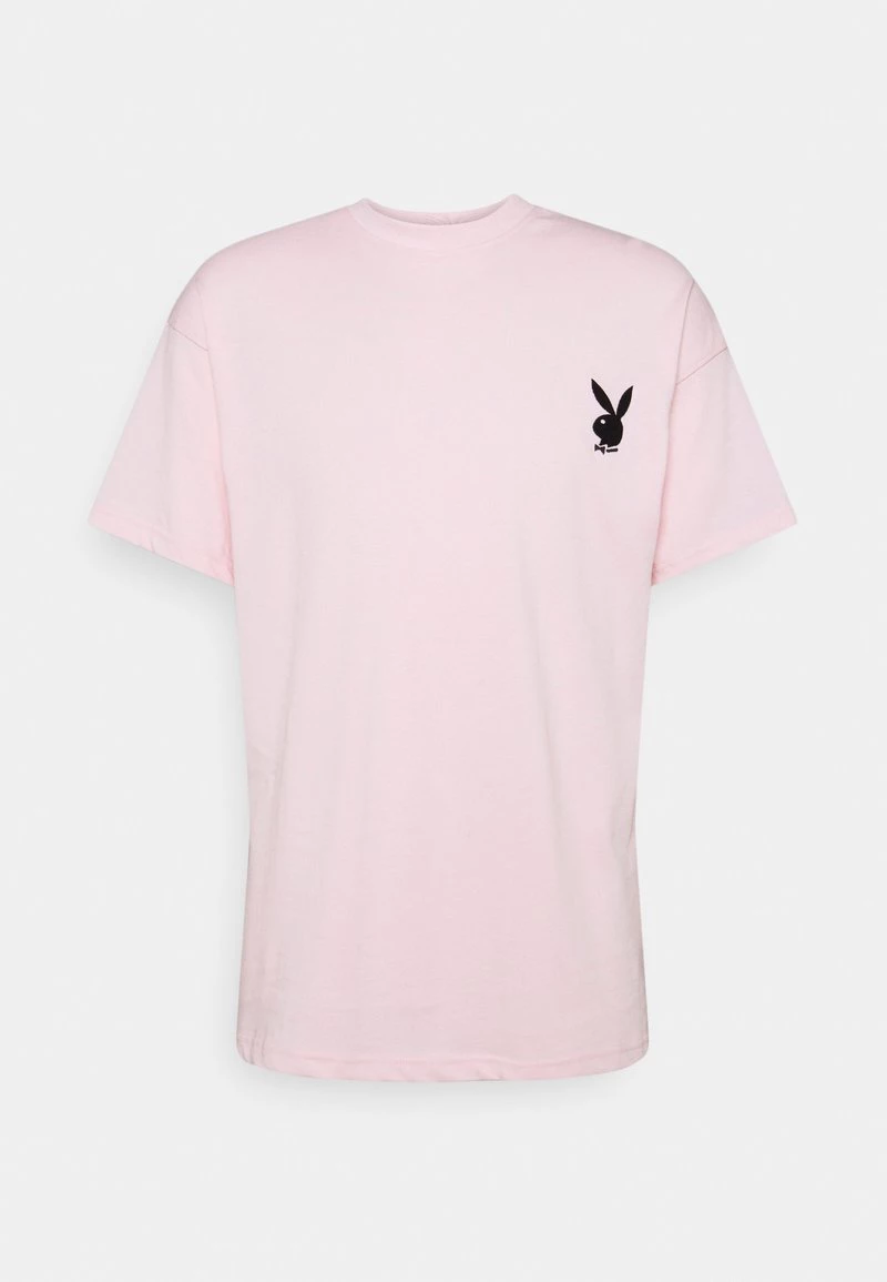 Rabatt ✨ Mennace PLAYBOY LOGO UNISEX - T-Shirt Print - Pink 😉