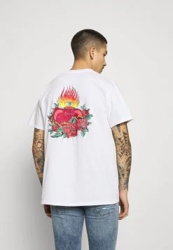 Schlussverkauf 😍 Mennace HAVANA TATTOO HEART - T-Shirt Print - White, Herren 🌟