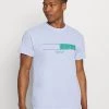 Besorgen 🎉 Mennace TRACK 2017 REGULARSS - T-Shirt Print - Light Blue, Herren 🧨