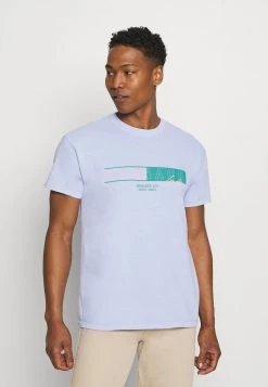 Besorgen 🎉 Mennace TRACK 2017 REGULARSS - T-Shirt Print - Light Blue, Herren 🧨