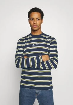 Auslauf 💯 Mennace CLASSIC HORIZONTAL STRIPE UNISEX - Langarmshirt - Navy 🧨