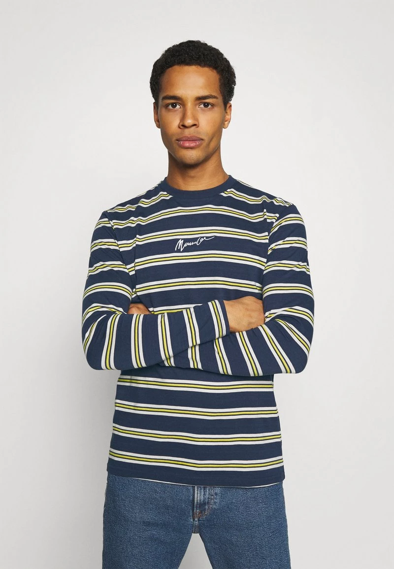Auslauf 💯 Mennace CLASSIC HORIZONTAL STRIPE UNISEX - Langarmshirt - Navy 🧨