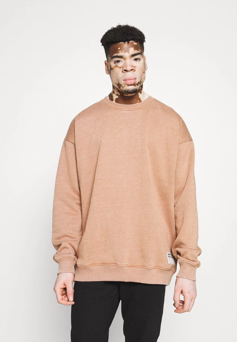 Coupon 💯 Mennace RECLAIM OVERSIZED UNISEX - Sweatshirt - Brown 🎁