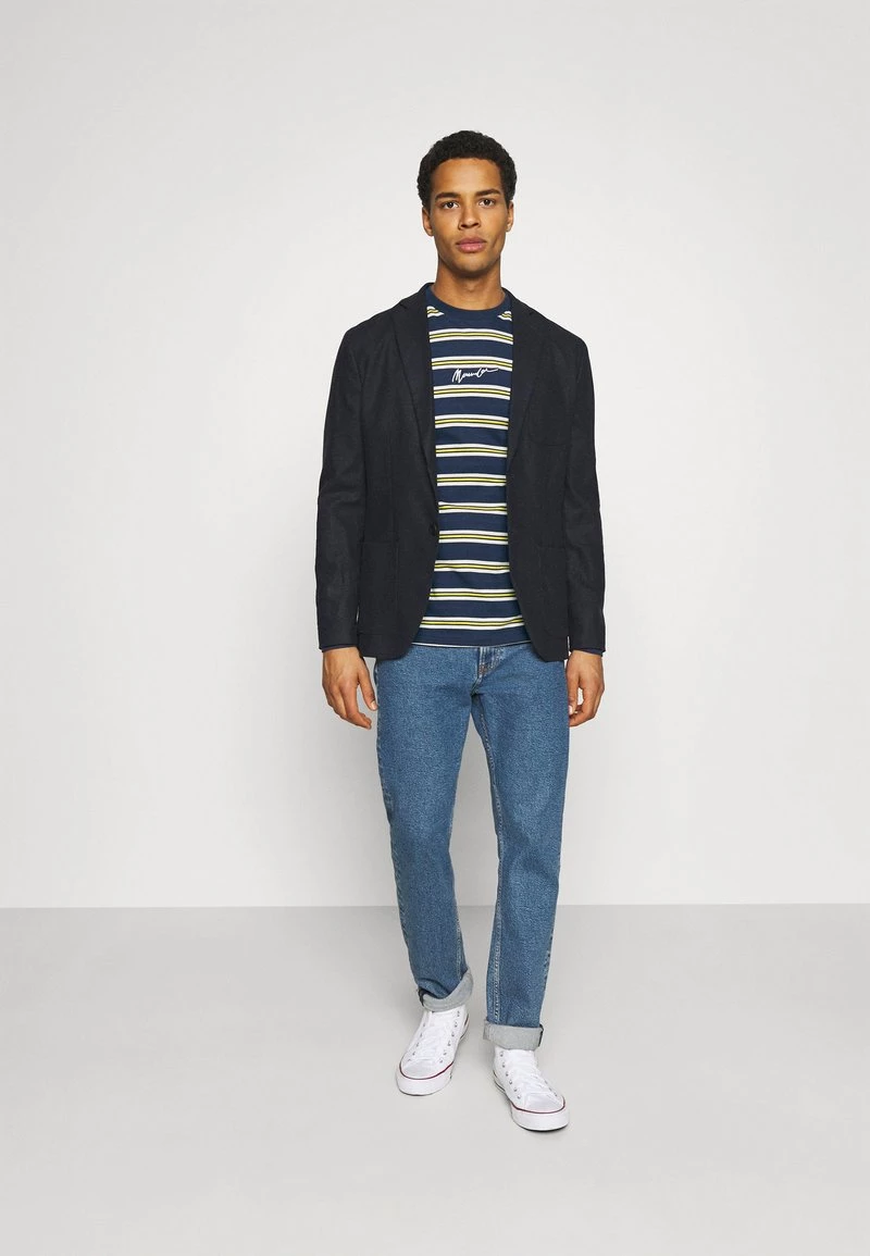 Auslauf 💯 Mennace CLASSIC HORIZONTAL STRIPE UNISEX - Langarmshirt - Navy 🧨 – Bild 2