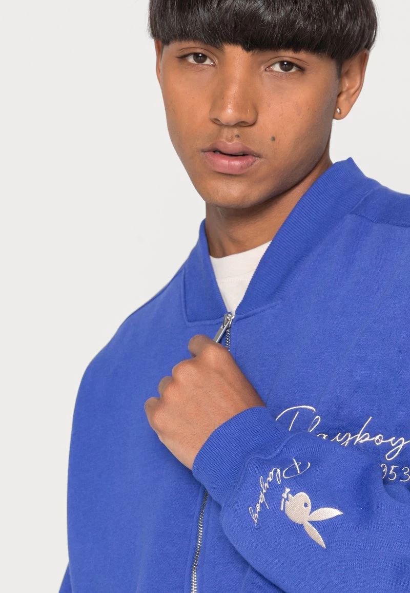 Aktion ⭐ Mennace PLAYBOY SIGNATURE BUNNY UNISEX - Bomberjacke - Blue 🤩 – Bild 5