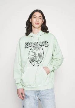 Neu 🥰 Mennace TATTOO HOODIE - Sweatshirt - Light Green, Herren 👏