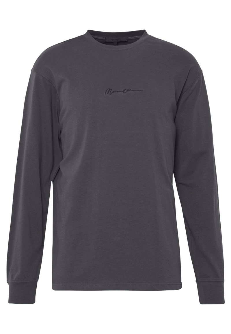 Schlussverkauf 🧨 Mennace ESSENTIAL SIGNATURE TEE - Langarmshirt - Charcoal, Herren 🧨 – Bild 4