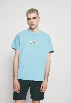 Budget 🎉 Mennace BREEZE RECEIPT REGULAR - T-Shirt Print - Blue, Herren 💯