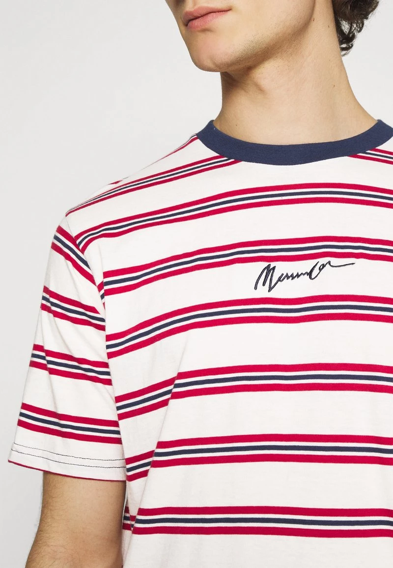 Angebote ❤️ Mennace CLASSIC HORIZONTAL STRIPE UNISEX - T-Shirt Print - White/red 🌟 – Bild 4