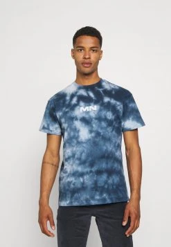 Budget 🛒 Mennace BREEZE TIE DYE REGULAR UNISEX - T-Shirt Print - Navy 🎁