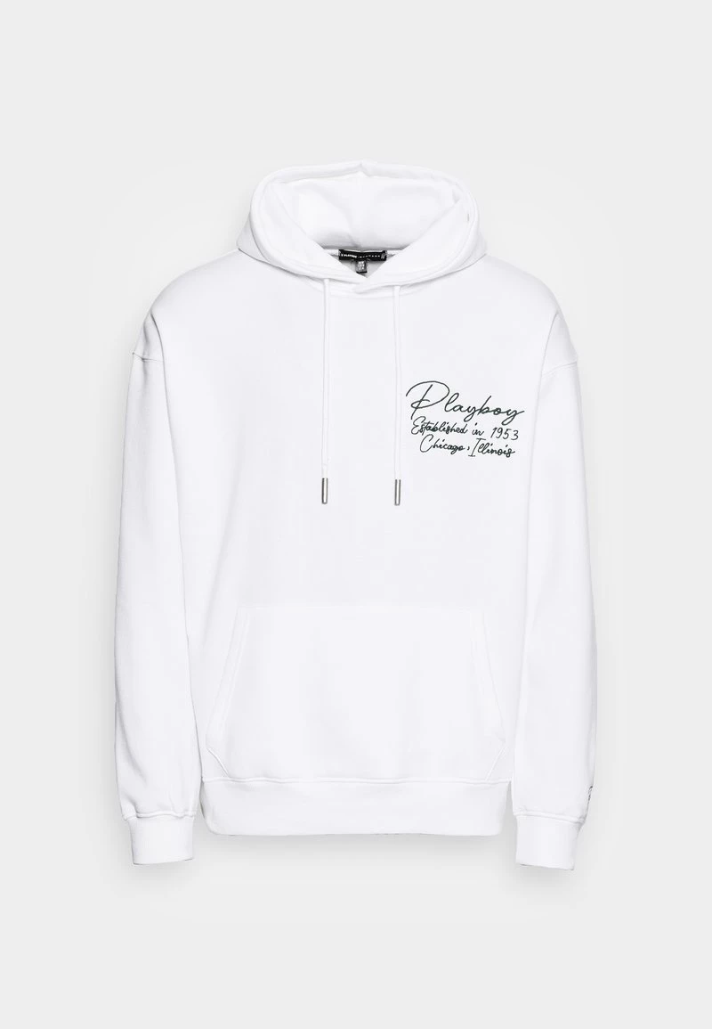 Aktion 🔔 Mennace PLAYBOY SIGNATURE BUNNY HOODIE UNISEX - Sweatshirt - White 😀 – Bild 4