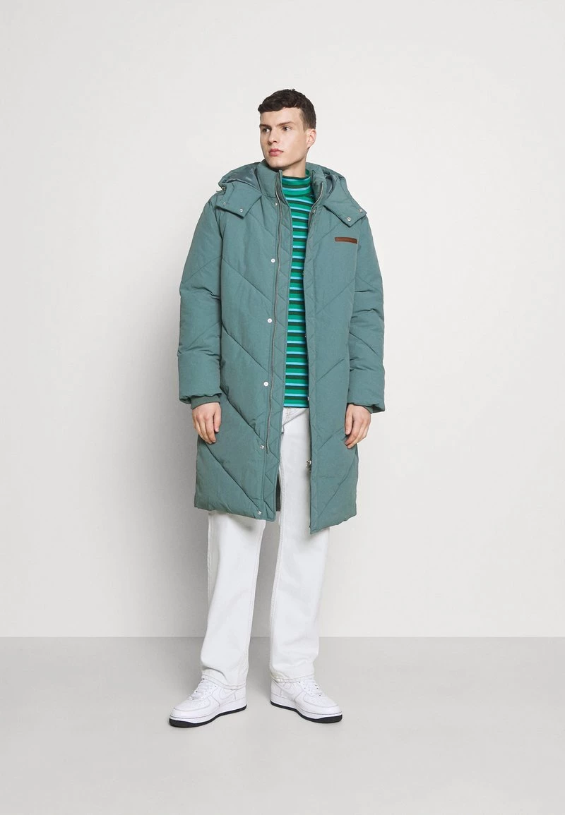 Schlussverkauf 🧨 Mennace EVIAN QUILTED MID LENGTH PUFFER JACKET UNISEX - Wintermantel - Green 🛒 – Bild 2