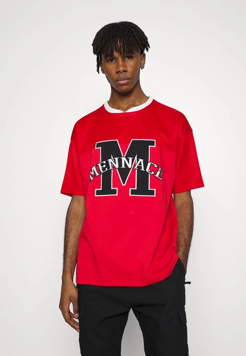 Angebote 👍 Mennace UNISEX AIRTEX OVERSIZED - T-Shirt Print - Red 😍