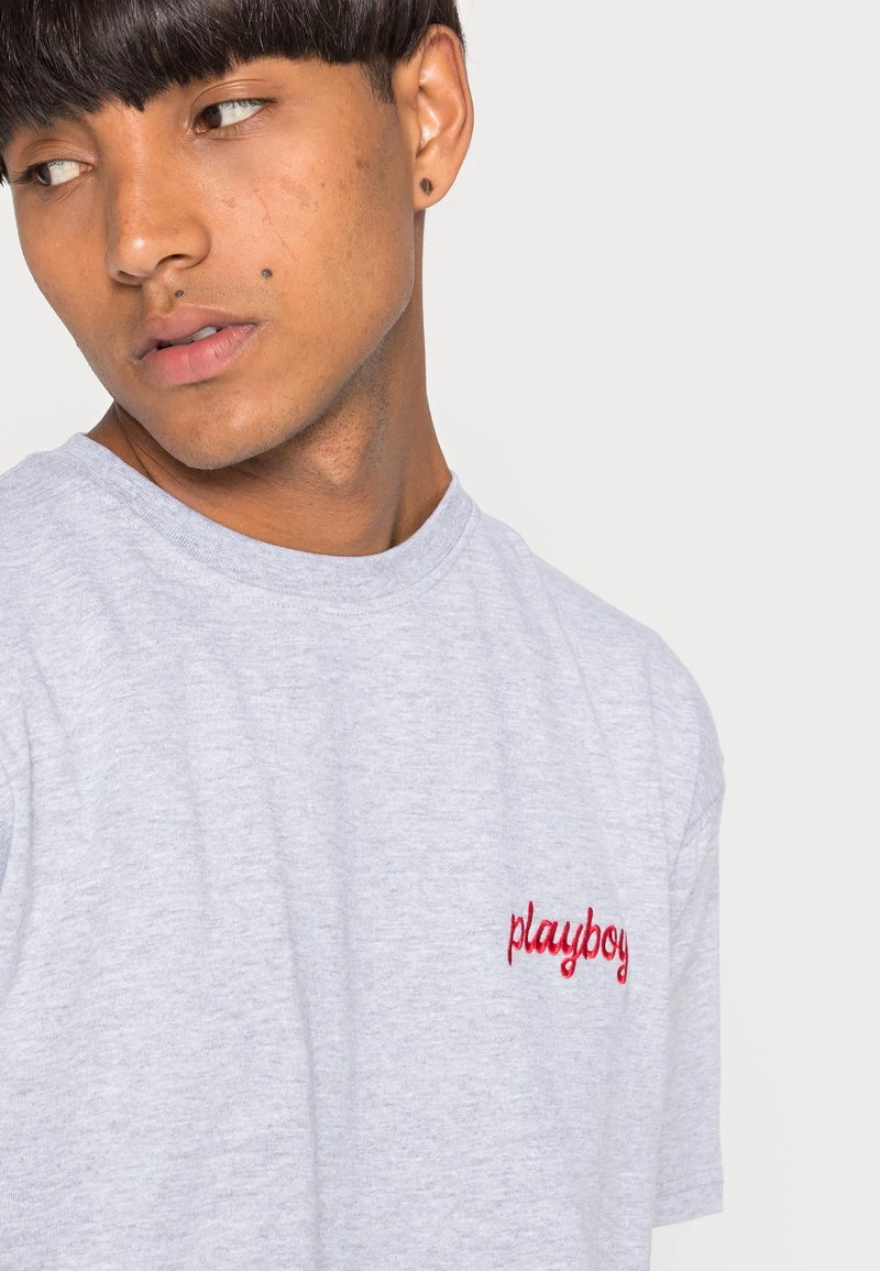 Bestpreis 🧨 Mennace PLAYBOY BUNNY UNISEX - T-Shirt Print - Grey 🌟 – Bild 5