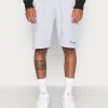 Brandneu ⌛ Mennace PLAYBOY SIGNATURE MID LENGTH UNISEX - Shorts - Grey 🛒