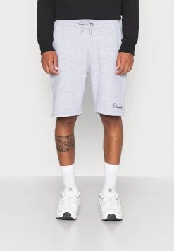 Brandneu ⌛ Mennace PLAYBOY SIGNATURE MID LENGTH UNISEX - Shorts - Grey 🛒